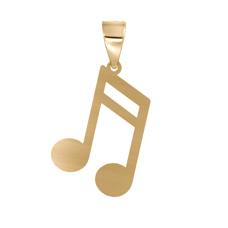 آویز گردنبند نقره مدل نت موسیقی