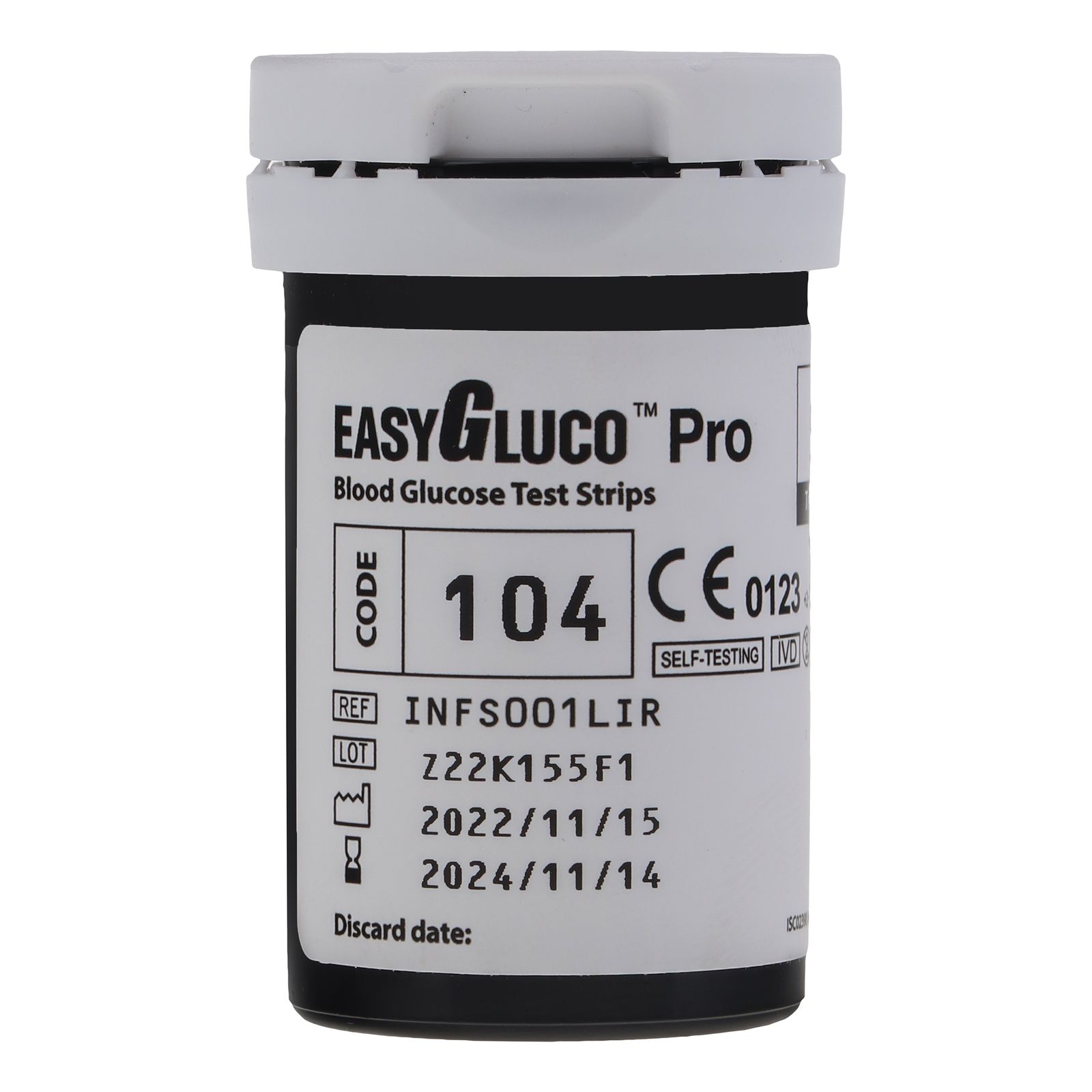 نوار تست قند خون اینفوپیا مدل EASYGLUCO PRO بسته 50 عددی -  - 1