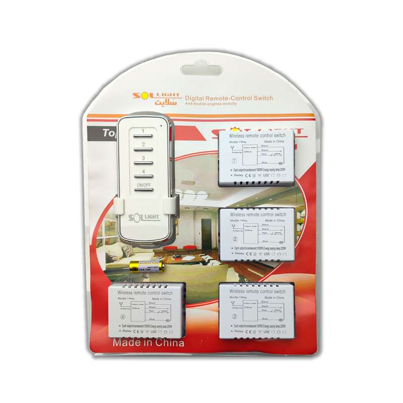 ریموت سلایت مدل 4 کانال گیرنده جدا