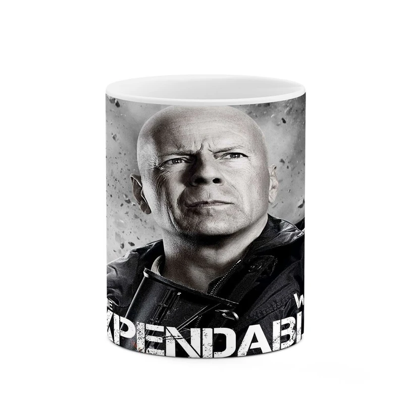 ماگ کاکتی طرح بروس ویلیس Bruce Willis مدل mgh25369