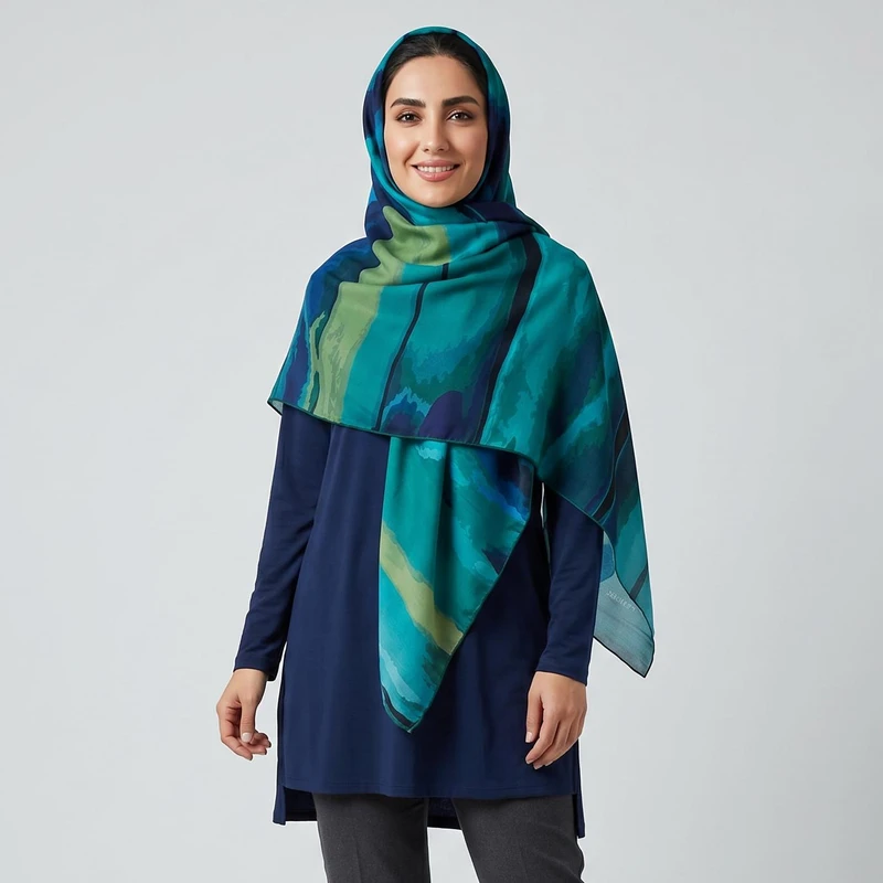 روسری زنانه مدل نخی تابستانه کد 06