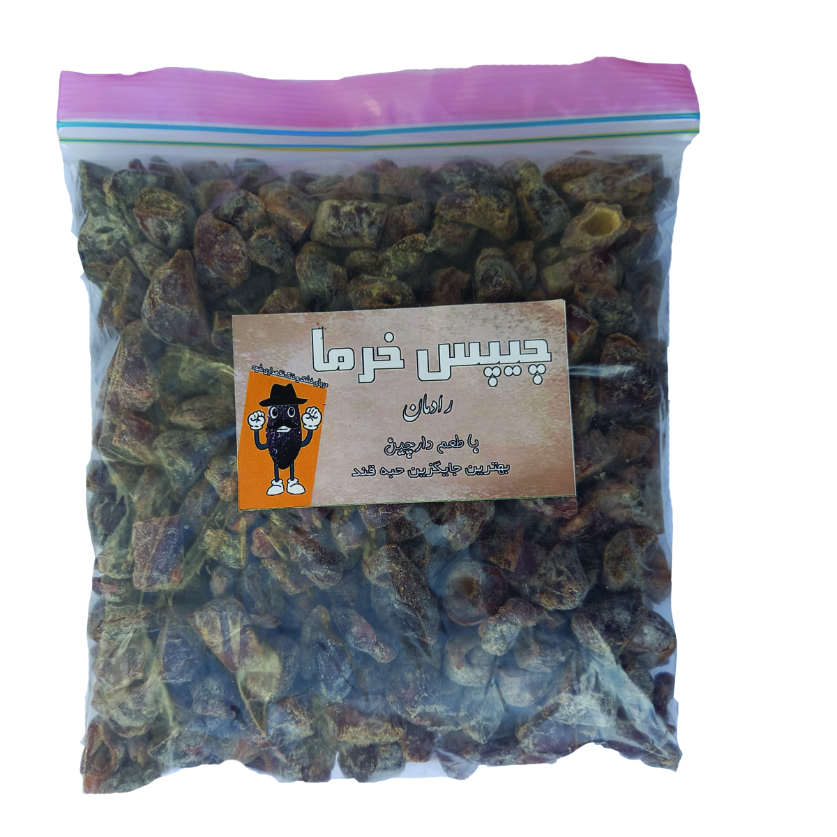 چیپس خرما با طعم دارچین رادمان - 500 گرم