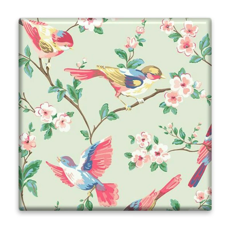 زیر لیوانی  مدل گل و بلبل کد    3914011_2222