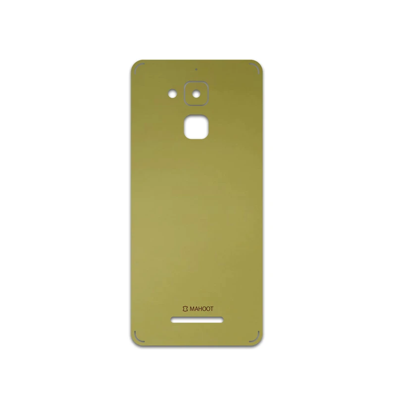 برچسب پوششی ماهوت مدل Matte-Gold مناسب برای گوشی موبایل ایسوس Zenfone 3 Max ZC520TL