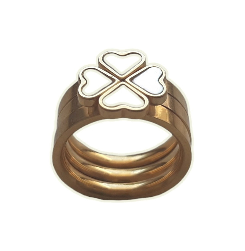 انگشتر دخترانه مدل مکمل قلب مجموعه 3 عددی انگشتر دخترانه مدل مکمل قلب مجموعه 3 عددی