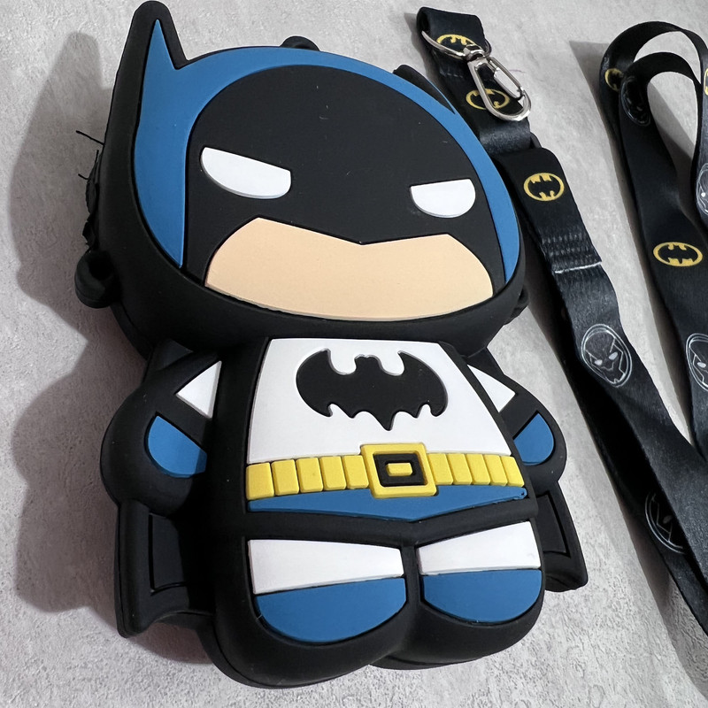 کیف رودوشی بچگانه مدل فانتزی سیلیکونی طرح بتمن کد B BATMAN