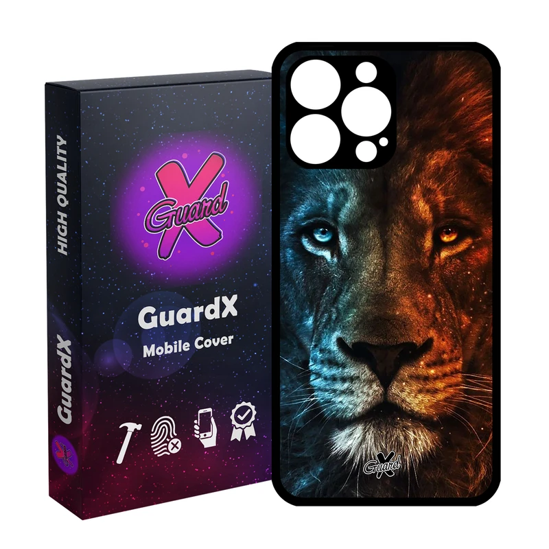 کاور گارد ایکس طرح شیر مدل Glass10634 مناسب برای گوشی موبایل اپل iPhone 14 Pro Max