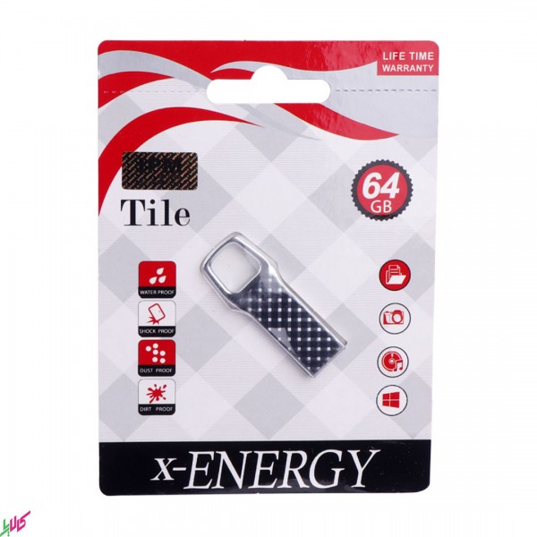 فلش مموری ایکس-انرژی مدل TILE – USB 2.0 ظرفیت 64 گیگابایت