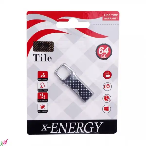 فلش مموری ایکس-انرژی مدل TILE - USB 2.0 ظرفیت 64 گیگابایت