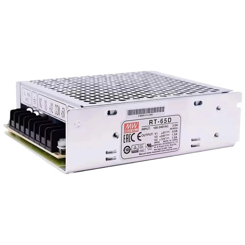  منبع تغذیه سه خروجی 5 و 24 و 12 ولت 68 وات مینول مدل RT-65D