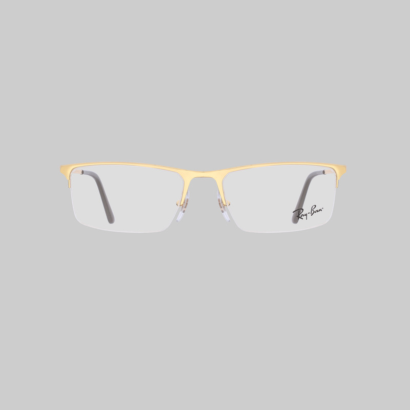 فریم عینک طبی مستطیلی ری بن مدل RX6391II-2500-55 مناسب برای صورت بیضی، قلب، گرد و مثلث
