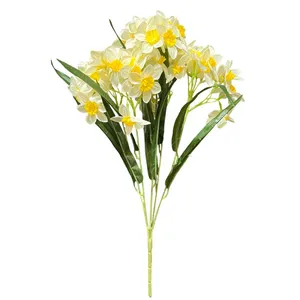 گل مصنوعی مدل بوته نرگس 5 شاخه