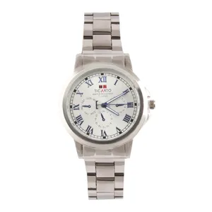 ساعت مچی عقربه‌ای مردانه مدل بند استیل WHM_202