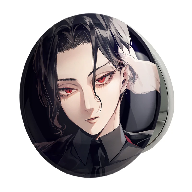 آینه جیبی خندالو طرح کیبوتسوجی موزان انیمه شیطان کش مدل تاشو کد 13257 