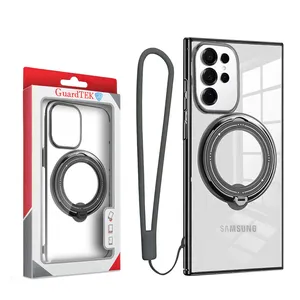 Guardtek Asak Ring Stand strap Cover for Galaxy S24 Ultra
