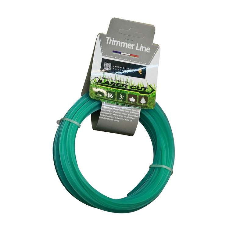 نخ علفتراش تریمر لاین مدل گرد 3.5mm-12m-G نخ علفتراش تریمر لاین مدل گرد 3.5mm-12m-G