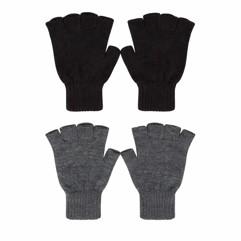 دستکش بافتنی مردانه ال سی وایکیکی مدل آنتی باکتریال بسته 2 عددی