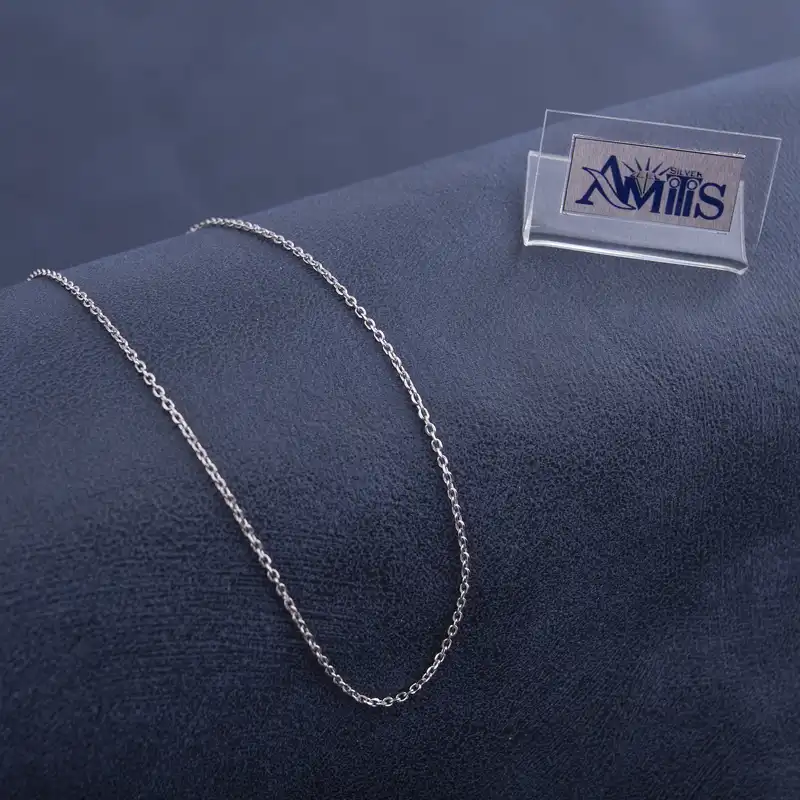 نیم ست نقره زنانه آمیتیس مدل هلال ماه کد AMT-N218