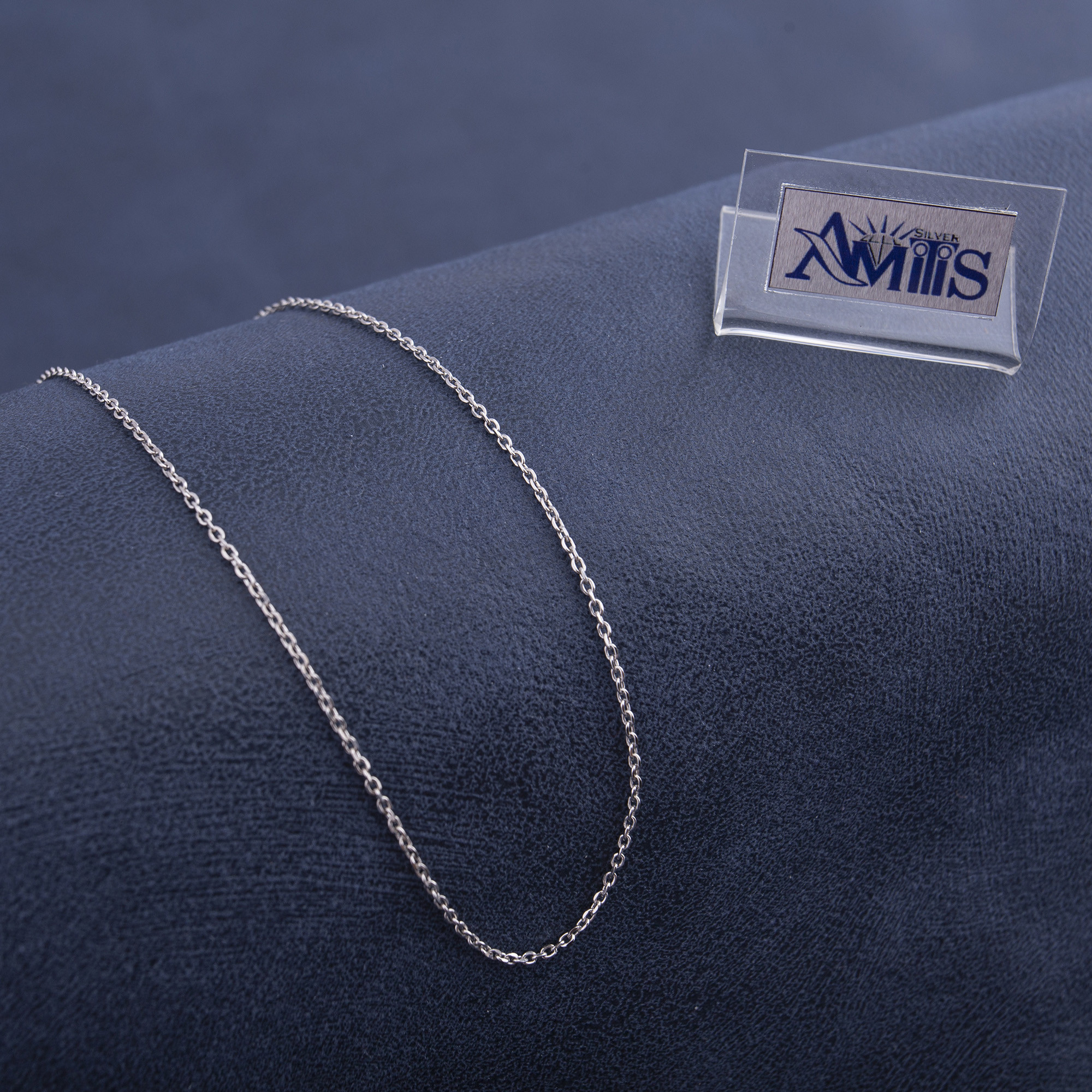 نیم ست نقره زنانه مدل یاقوت AMT-N222