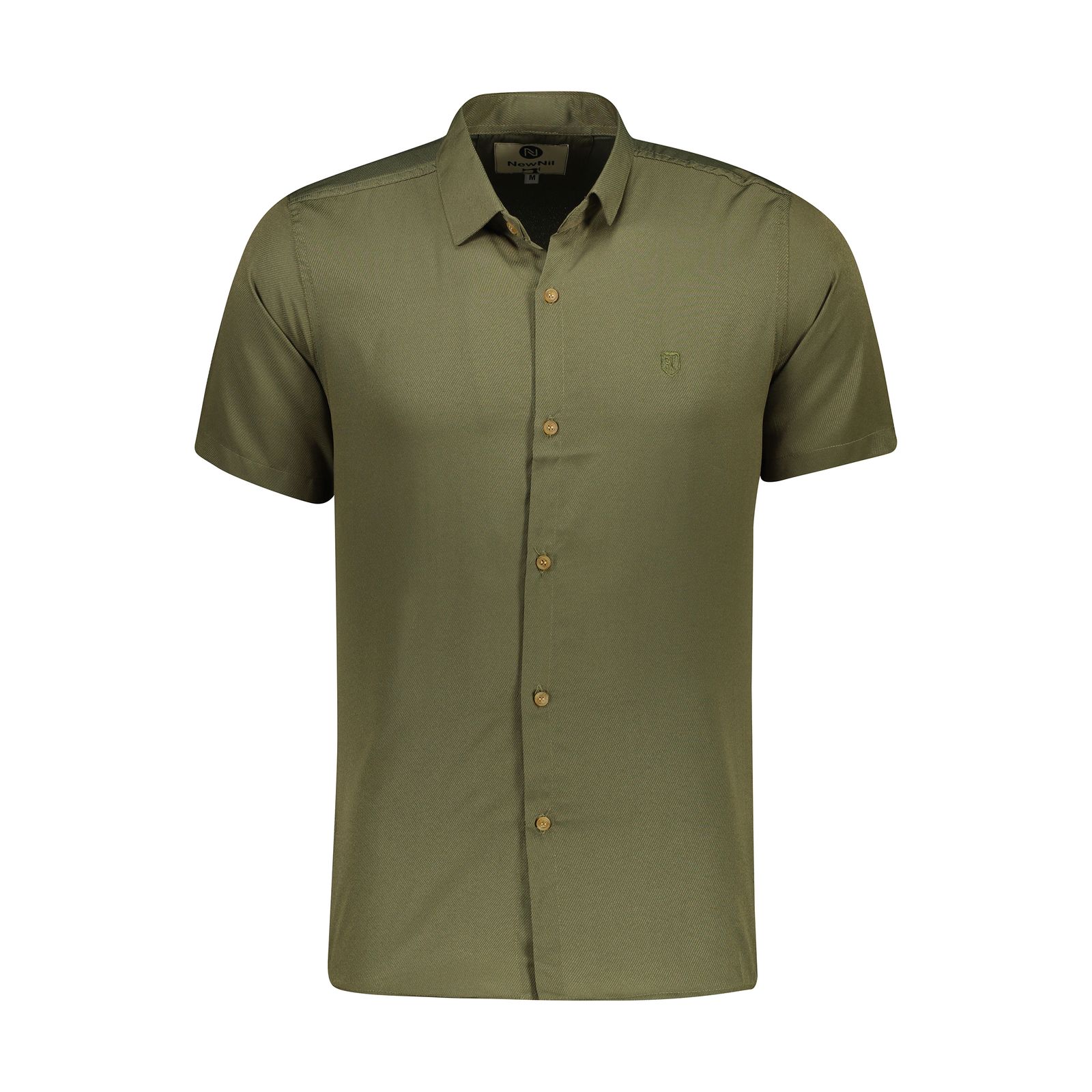 پیراهن آستین کوتاه مردانه نیو نیل مدل PM102-Green -  - 1