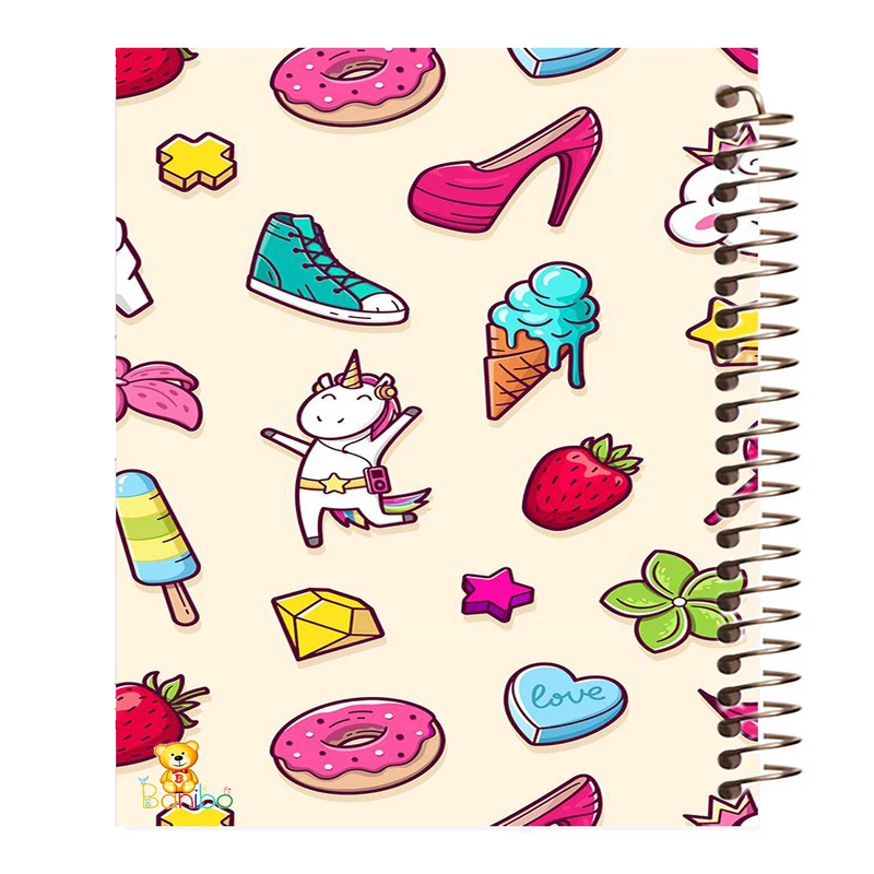 دفتر نقاشی 50 برگ بانیبو مدل یونیکورن  کد 1029