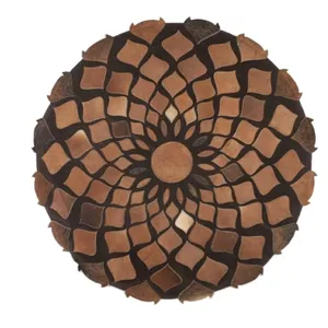 کلاژ فرش پوست و چرم کد  S-003