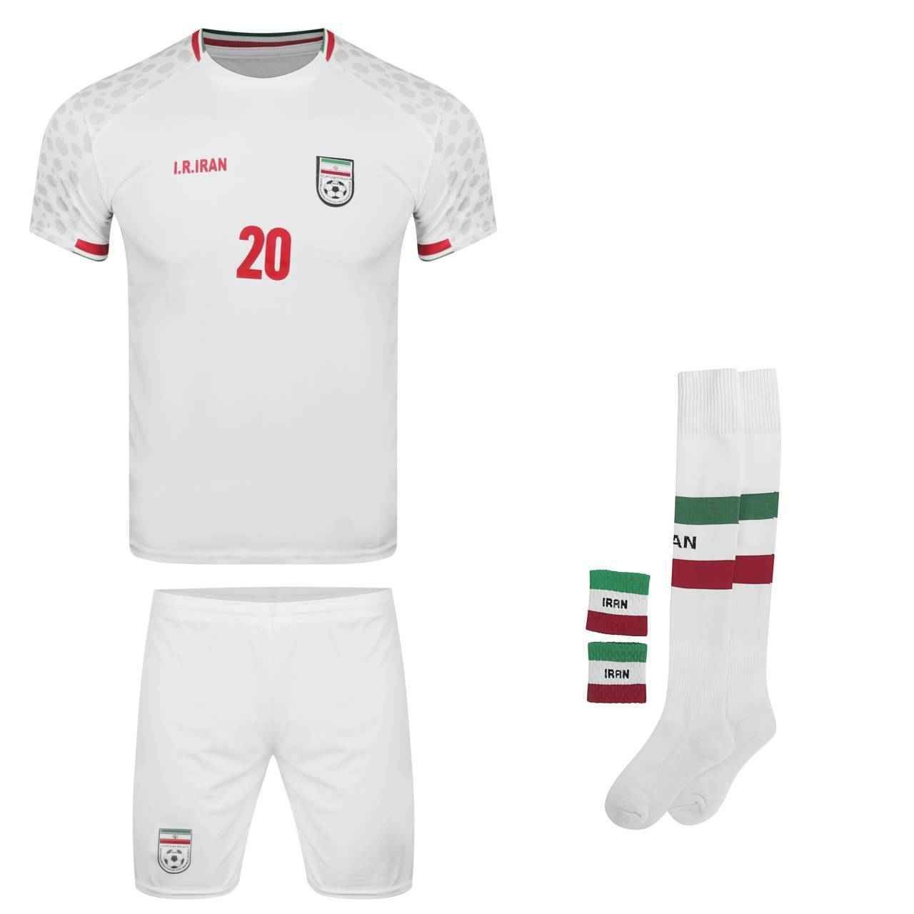 ست پنج تکه لباس ورزشی مدل تیم ملی ایران طرح جام ملتهای آسیا 2023 -  - 1