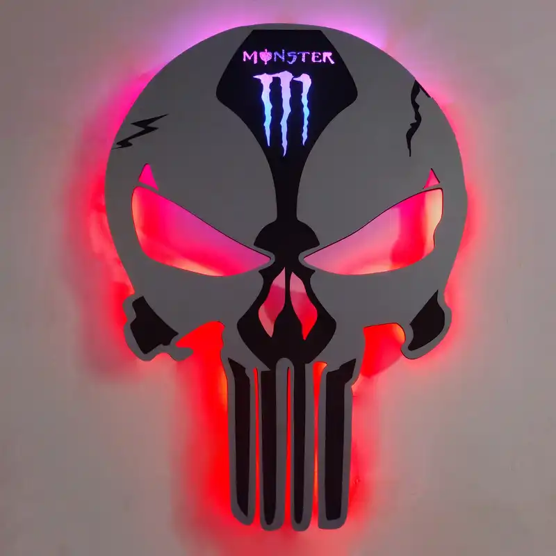 چراغ دیواری مدل اسکلت طرح مانستر