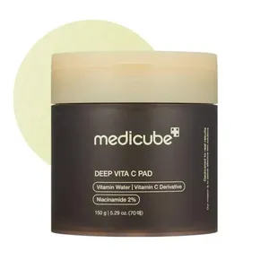 پد لایه‌بردار صورت مدیکیوب مدل deep vita c مناسب برای انواع پوست وزن 150گرم