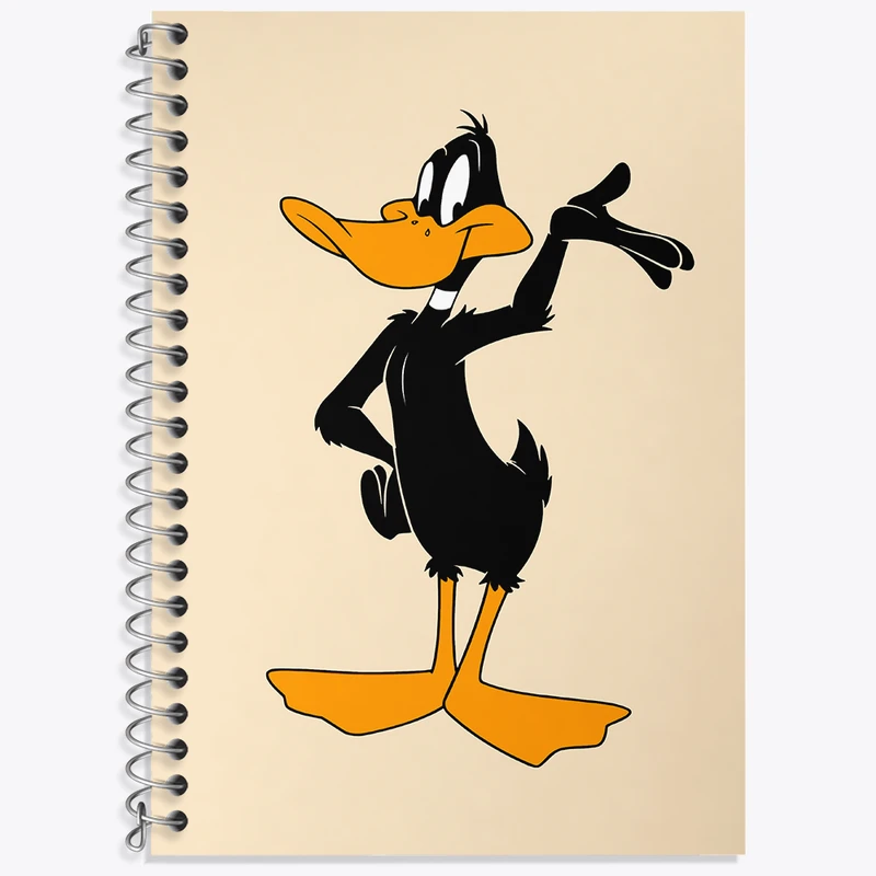 دفتر لغت 50 برگ خندالو طرح دافی داک (Daffy Duck) کد N5753