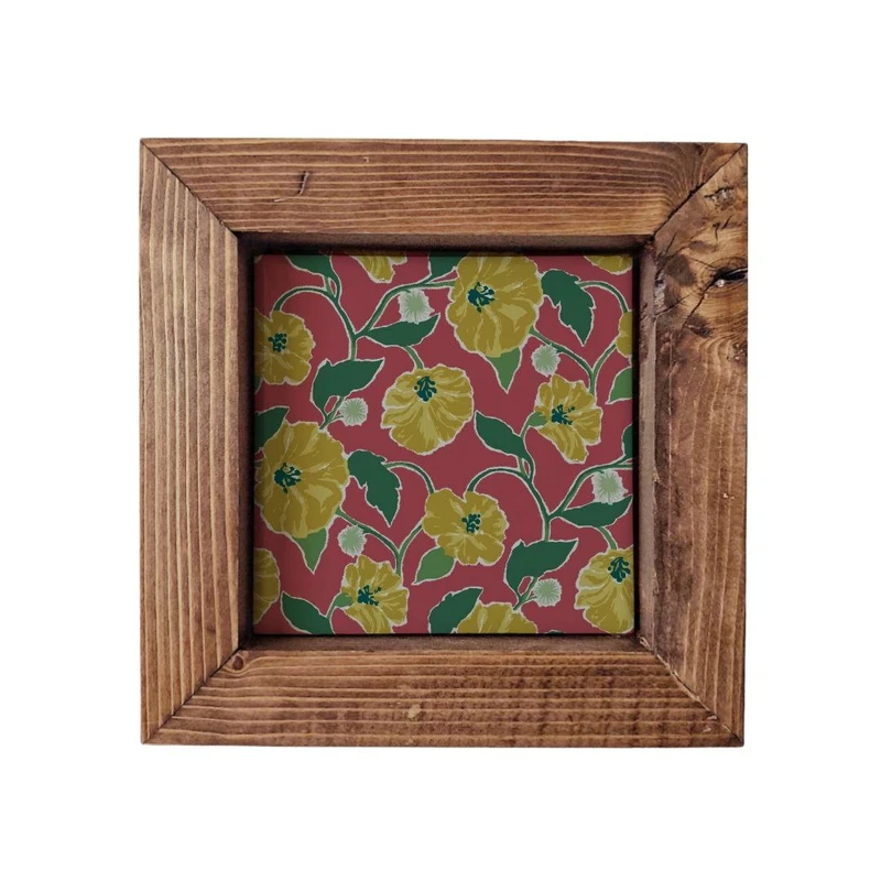 تابلو کاشی گلاک مدل اسلیمی طرح سنتی ایرانی کد FT38