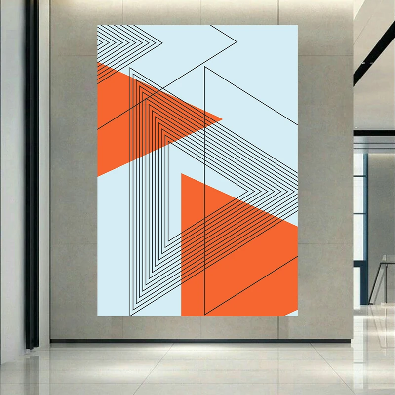  پوستر طرح مخمل مینیمال مدل هندسی کد PD2063