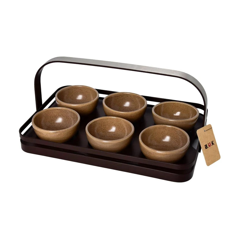 اردور خوری بی وی کی طرح مجستیک کد 452216 مجموعه 6 عددی همراه با استند