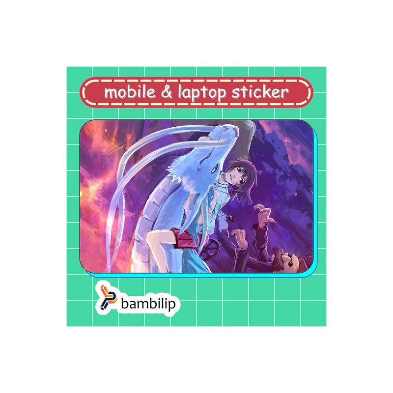استیکر بامبیلیپ مدل کارت عابر طرح انیمیشن شهر اشباح کد 0425952