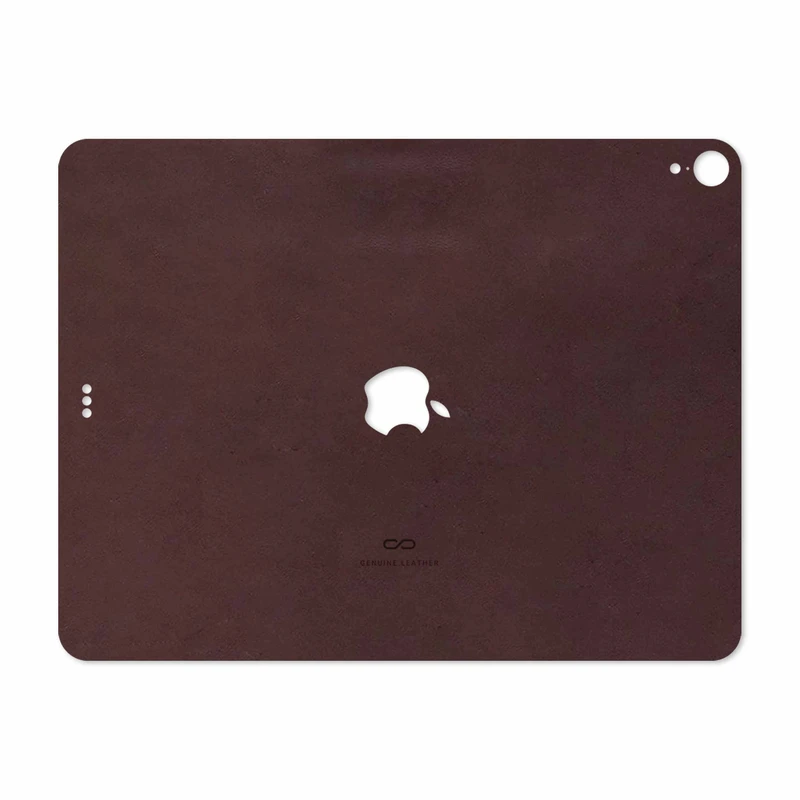 برچسب پوششی ماهوت مدل Matte-Dark-Brown-Leather مناسب برای تبلت اپل iPad Pro 12.9 (GEN 3) 2018 A2014