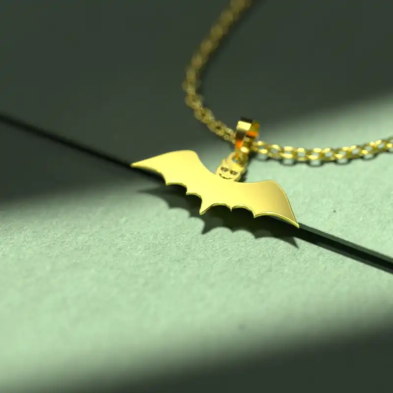 گردنبند طلا 18 عیار زنانه مدوپد مدل هالووین کد G3-1-1141