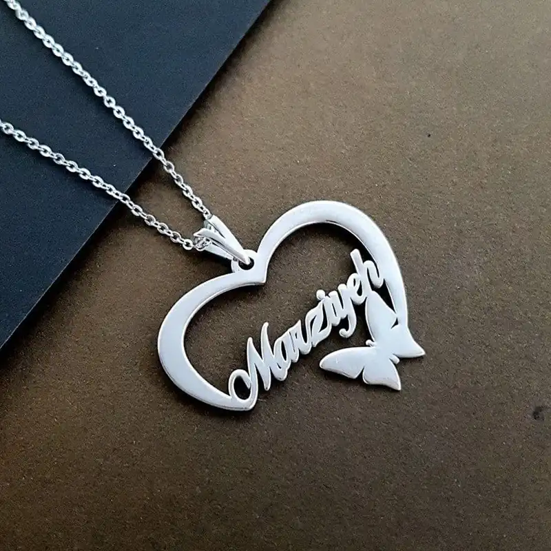 گردنبند نقره زنانه ترمه 1 طرح مرضیه کد mas 00604