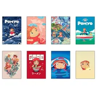 پوستر کارنیکا طرح پونیو Ponyo کد 85356 مجموعه 8 عددی