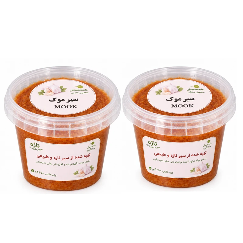 سیر تازه موک - 1000 گرم بسته 2 عددی 