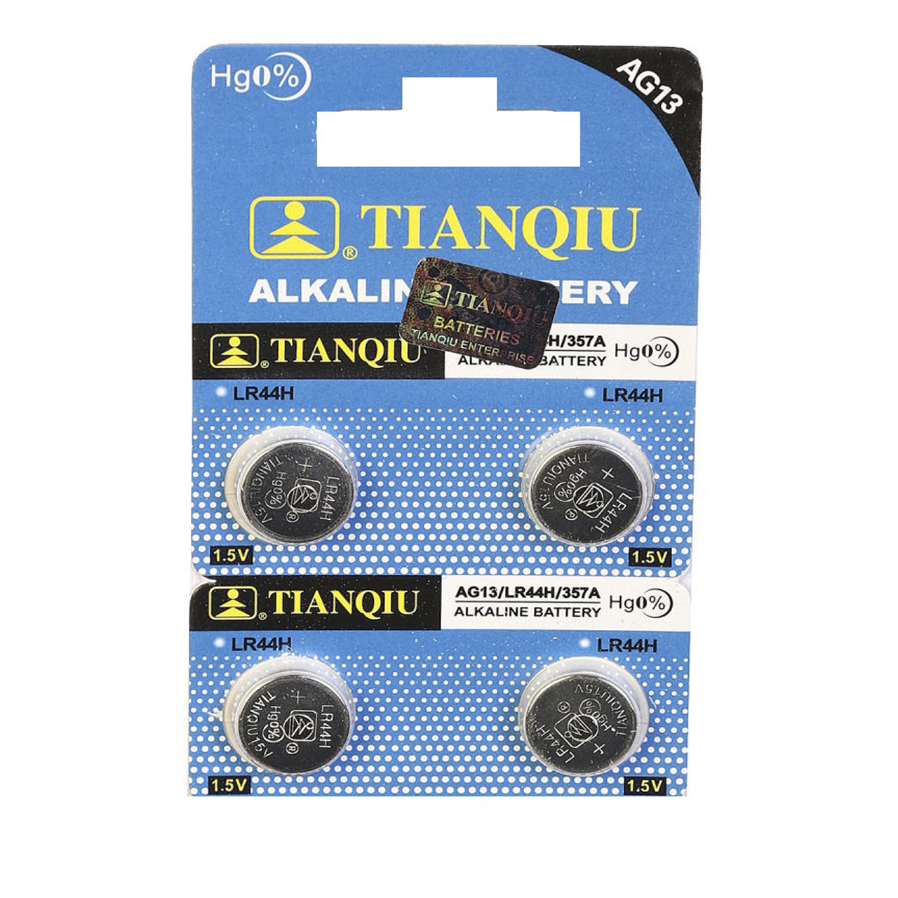  باتری ساعت تیانکیو مدل AG13 LR44 بسته 4 عددی 