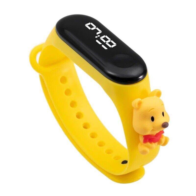 ساعت مچی دیجیتال بچگانه مدل لمسی ضد آب طرح خرس عسل خور -  - 3