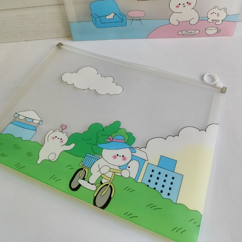 جامدادی مدل  زیپ دار طرح خرسی کد ۰۲