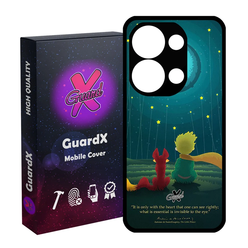 کاور گارد ایکس طرح Little Prince مدل Glass10053 مناسب برای گوشی موبایل شیائومی Redmi Note 13 Pro 4G / Poco M6 Pro 4G