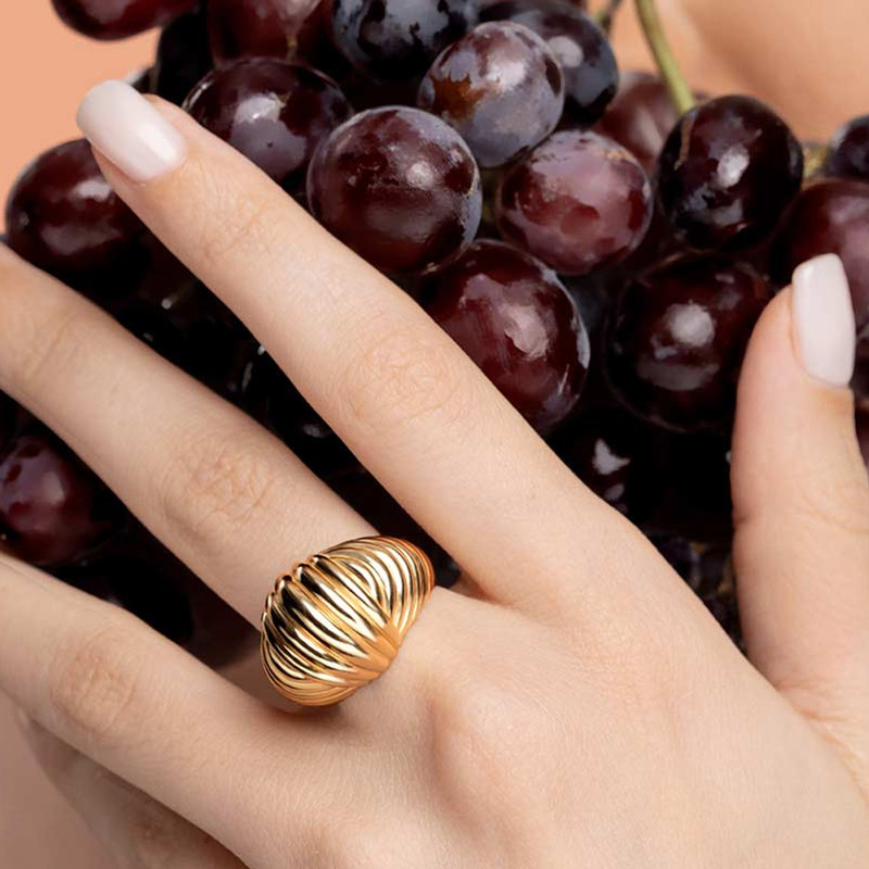 انگشتر طلا 18 عیار زنانه کیا گالری مدل AR552 انگشتر طلا 18 عیار زنانه کیا گالری مدل AR552