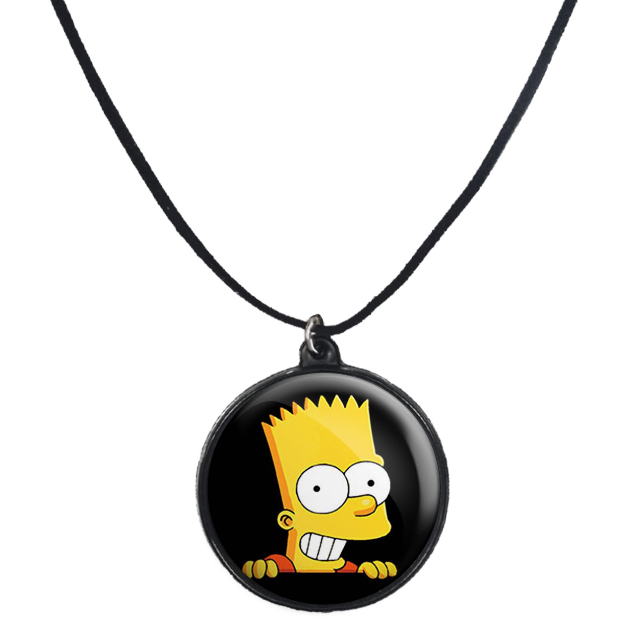 گردنبند پرمانه طرح سیمپسون ها کد pmb.1778 مدل دو طرفه