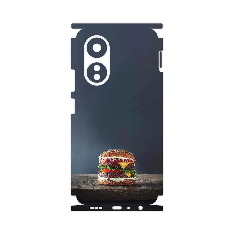 برچسب پوششی ماهوت مدل Hamburger-FullSkin مناسب برای گوشی موبایل اپو A58 4G