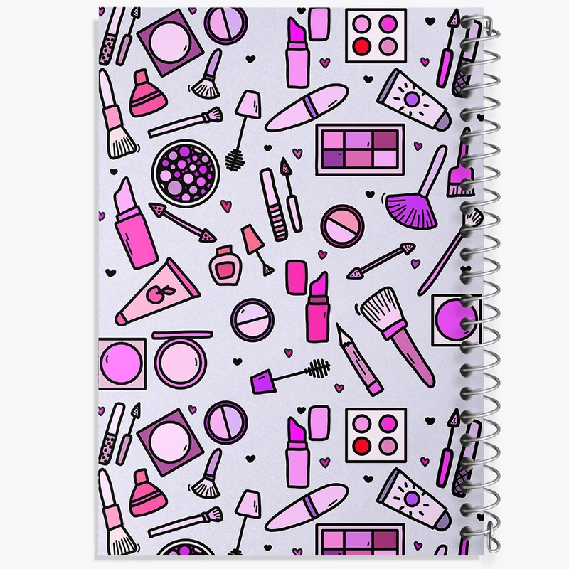 دفتر نت موسیقی 50 برگ خندالو مدل پترن لوازم آرایش کد N1136