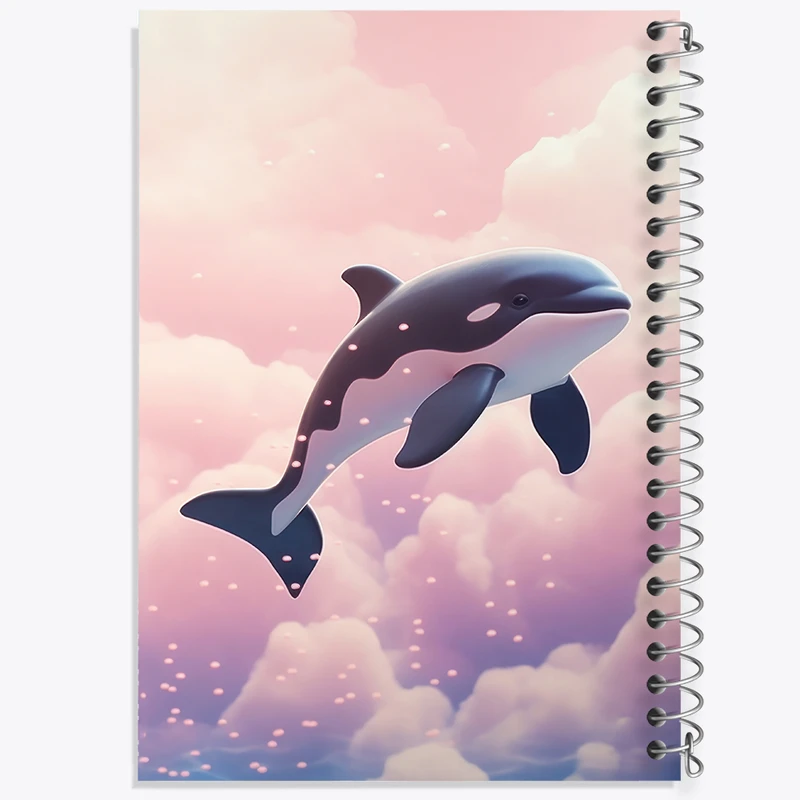 دفتر نقاشی 50 برگ خندالو طرح وال و نهنگ کد N2275