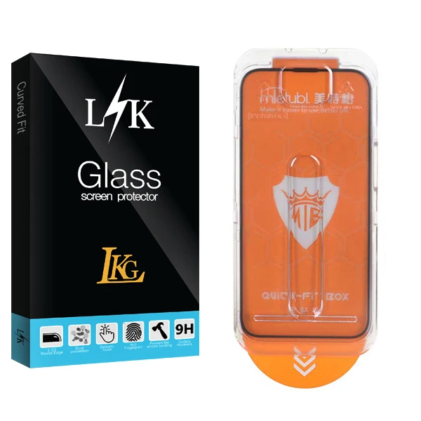 محافظ صفحه نمایش ال کا جی مدل Quick-fit Box مناسب برای گوشی موبایل اپل iPhone XS / XS Max