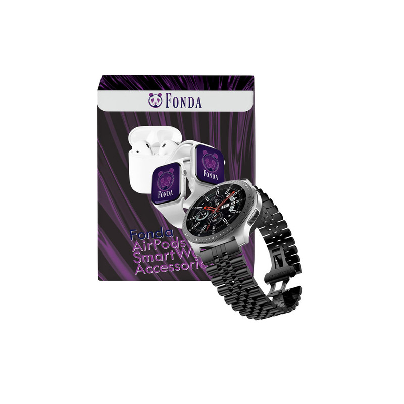 بند فوندا مدل 5-bead مناسب برای ساعت هوشمندسامسونگ Galaxy watch 4/4classic